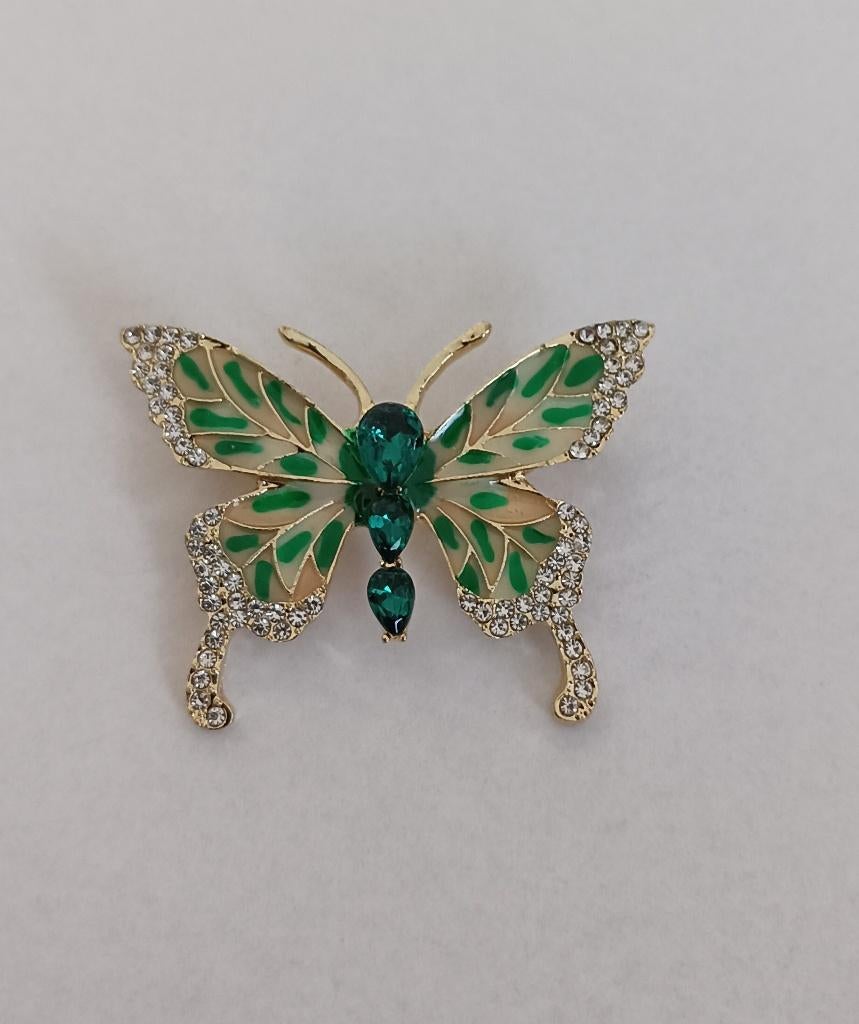 Vlinder broche, Overige materialen, 4 tot 7 cm, Overige kleuren, Nieuw