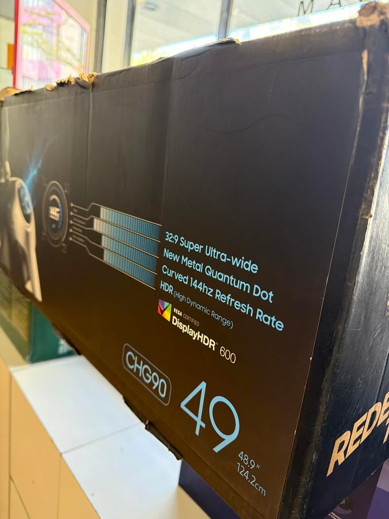 Samsung Odyssey CHG90 49 inch Curved Gaming Monitor, Computers en Software, Monitoren, Gaming, Samsung, 101 t/m 150 Hz, Curved