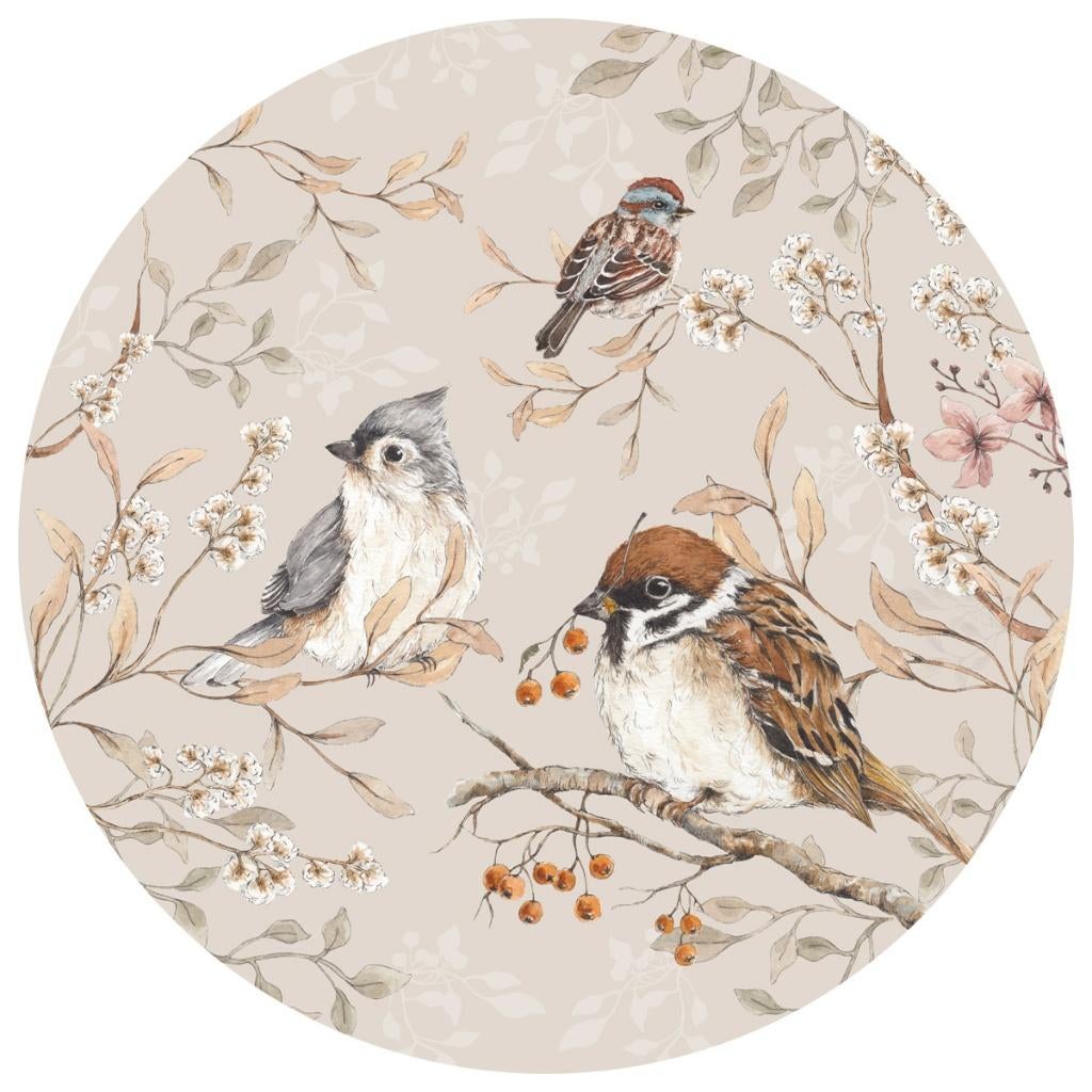 Muursticker Wanddecoratie Cirkel Vogels Dekornik, Polskiego Czerwonego Krzyża 21/22, 41-260 Sławków, Nieuw, DEKORNIK LIMITED LIABILITY COMPANY