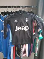 Juventus voetbalshirt lange mouwen met rits, Zwart, Ophalen of Verzenden, Zo goed als nieuw, Adidas