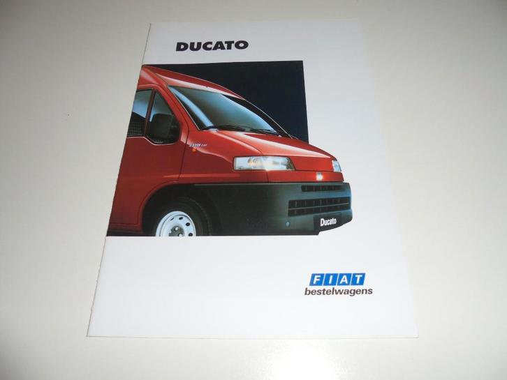 brochure Fiat Ducato  1998, Boeken, Auto's | Folders en Tijdschriften, Nieuw, Overige merken, Ophalen of Verzenden
