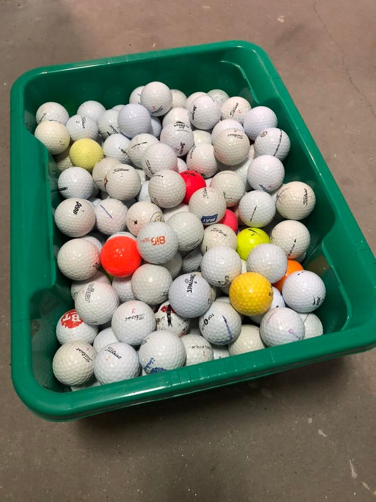 Golfballen (+/- 250) gebruikt maar prima, Sport en Fitness, Golf, Ophalen, Gebruikt, Bal(len), Overige merken
