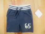 Nieuw blauw/wit kort broekje maat 68, Broekje, Nieuw, Ophalen of Verzenden, Jongetje