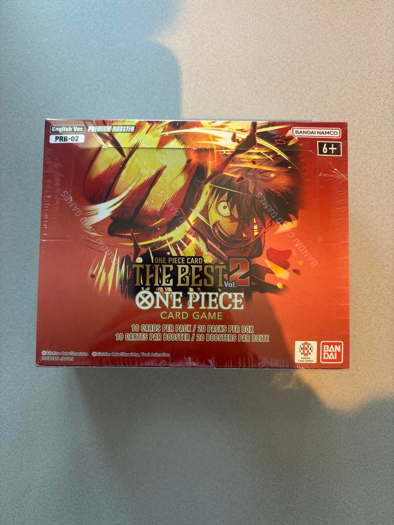 One Piece Card Game The Best Vol. 2 Premium Booster Box, Ophalen of Verzenden, Nieuw, Boosterbox