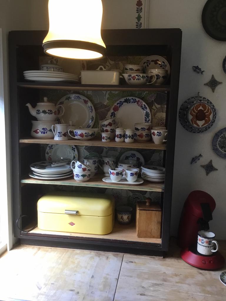 Boerenbont vintage servies, Ophalen, Gebruikt, Overige typen, Aardewerk