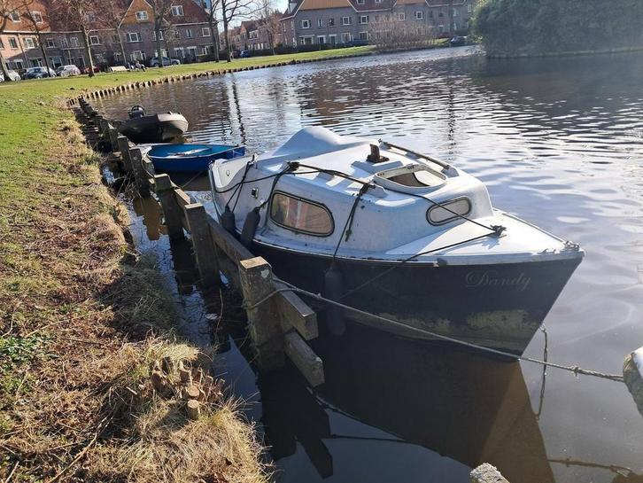 Gratis Polyester boot 5m lang, Watersport en Boten, Bootonderdelen, Gebruikt, Overige typen, Motorboot, Ophalen