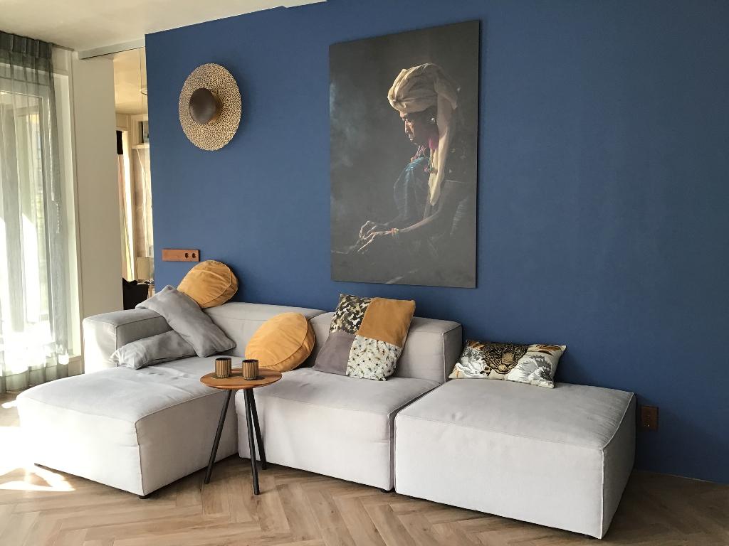 Lounge bank, Huis en Inrichting, Banken | Bankstellen, Ophalen, Gebruikt, 300 cm of meer, 75 tot 100 cm