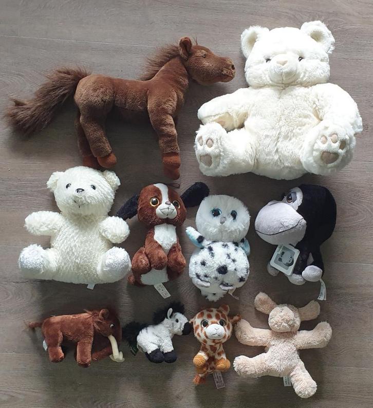 Knuffels, Kinderen en Baby's, Speelgoed | Knuffels en Pluche, Zo goed als nieuw, Ophalen of Verzenden