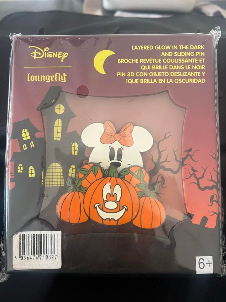 Loungefly Minnie Ghost Halloween Pin - Limited Edition 1000, Verzamelen, Disney, Ophalen of Verzenden, Mickey Mouse, Nieuw, Overige typen