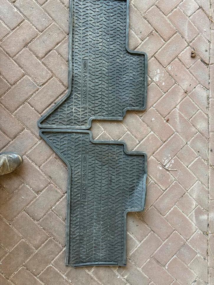 Originele Range Rover Classic rubberen matten achter, Auto diversen, Automatten, Gebruikt, Ophalen of Verzenden