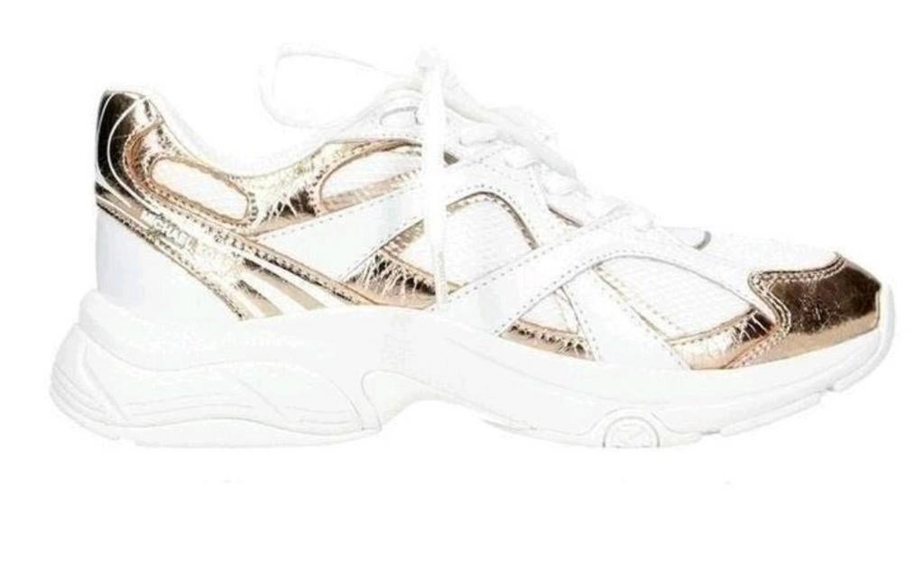 Michael kors,  leren sneakers Leo Chunky, Kleding | Dames, Schoenen, Michael Kors, Zwart, Nieuw, Ophalen of Verzenden