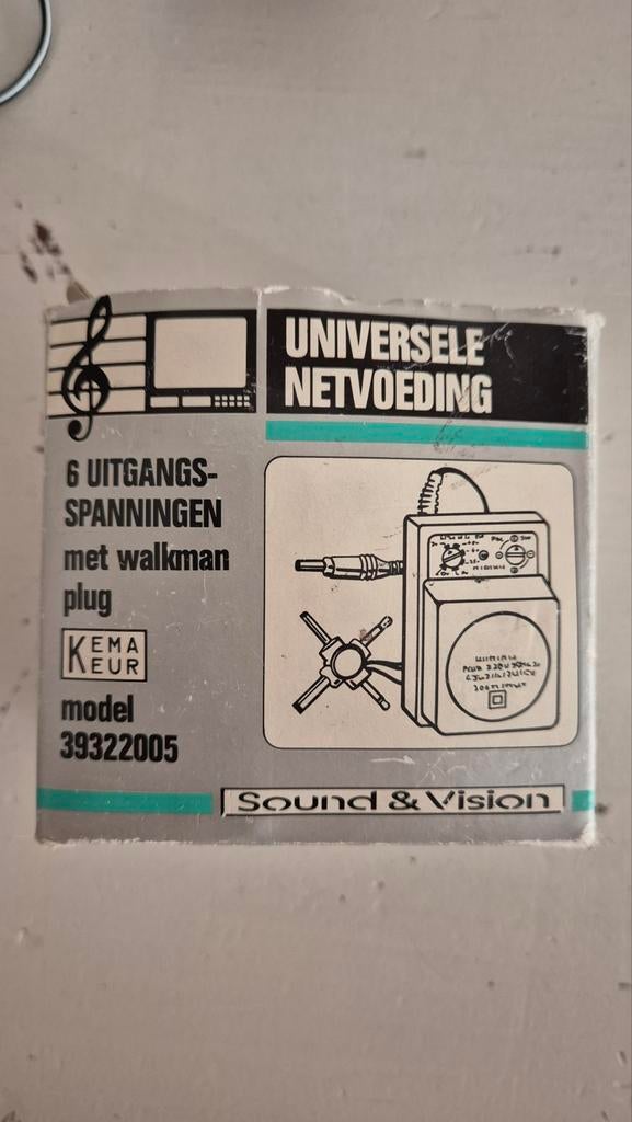 Universele netvoeding stekker, Ophalen of Verzenden, Apparatuur