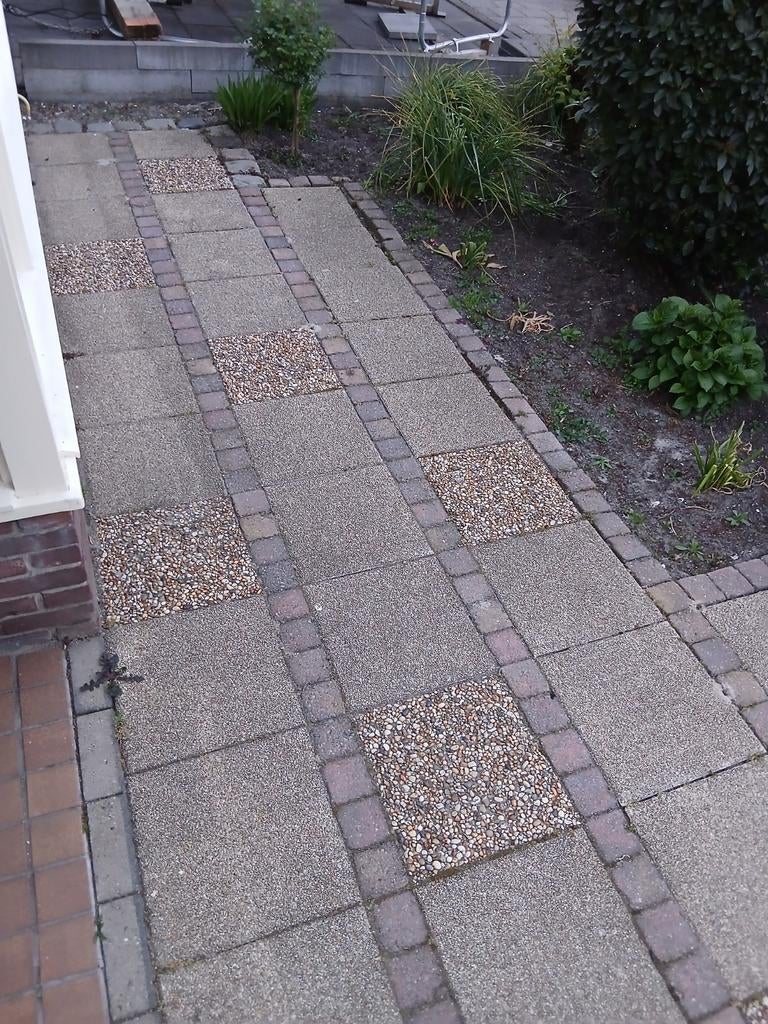 Gratis tegels (40x40 en 10x10), Tuin en Terras, Tegels en Klinkers, Ophalen, Gebruikt, Beton, Terrastegels