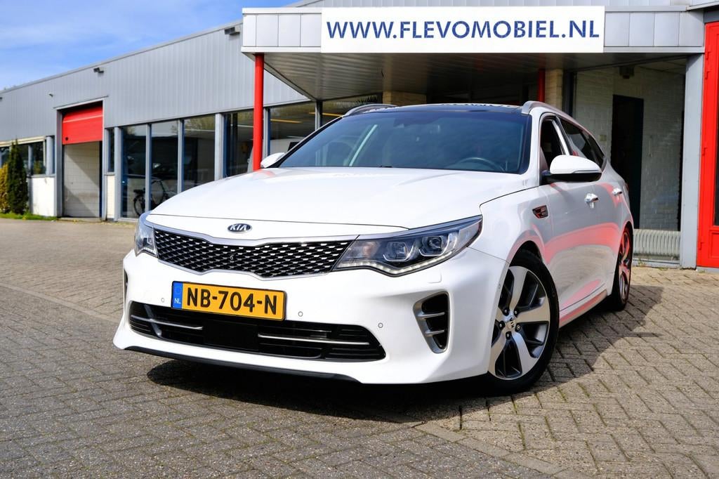 Kia Optima Sportswagon 1.7 CRDi GT-Line Aut. Pano|Leder|Harm, Auto's, Kia, Gebruikt, Euro 6, 4 cilinders, 1535 kg