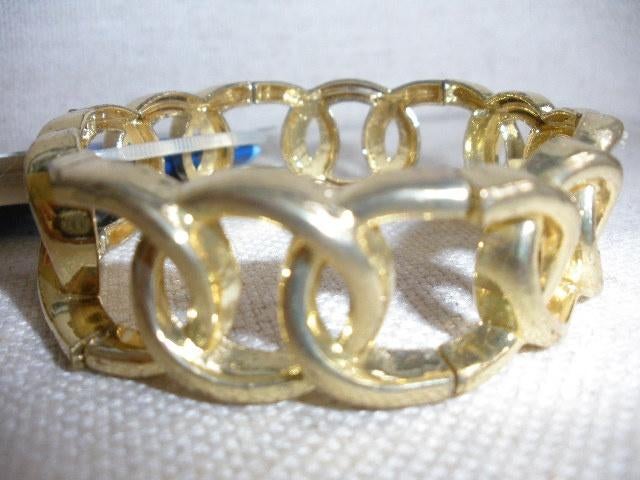 LOOKING GOOD armband goud - nieuw -, Sieraden, Tassen en Uiterlijk, Armbanden, Ophalen of Verzenden, Nieuw, Goud, Overige materialen