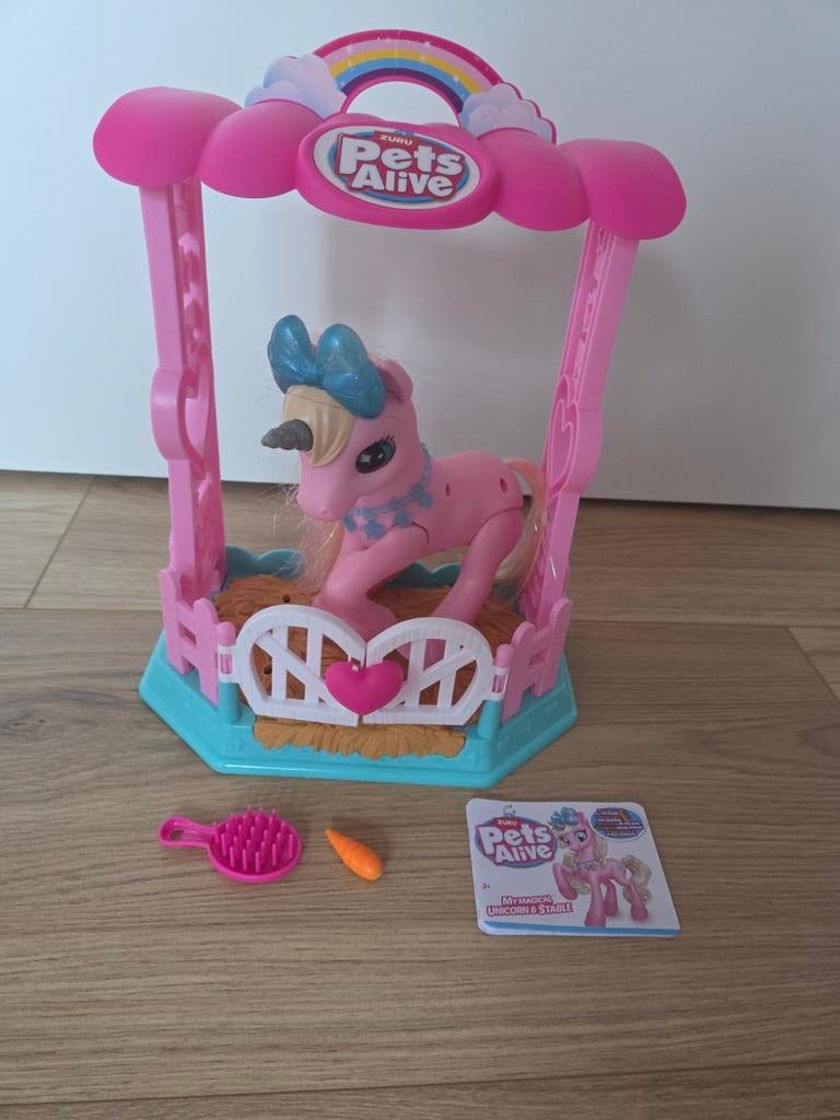 Pets Alive S1 unicorn robot, Ophalen of Verzenden, Zo goed als nieuw, Jongen of Meisje