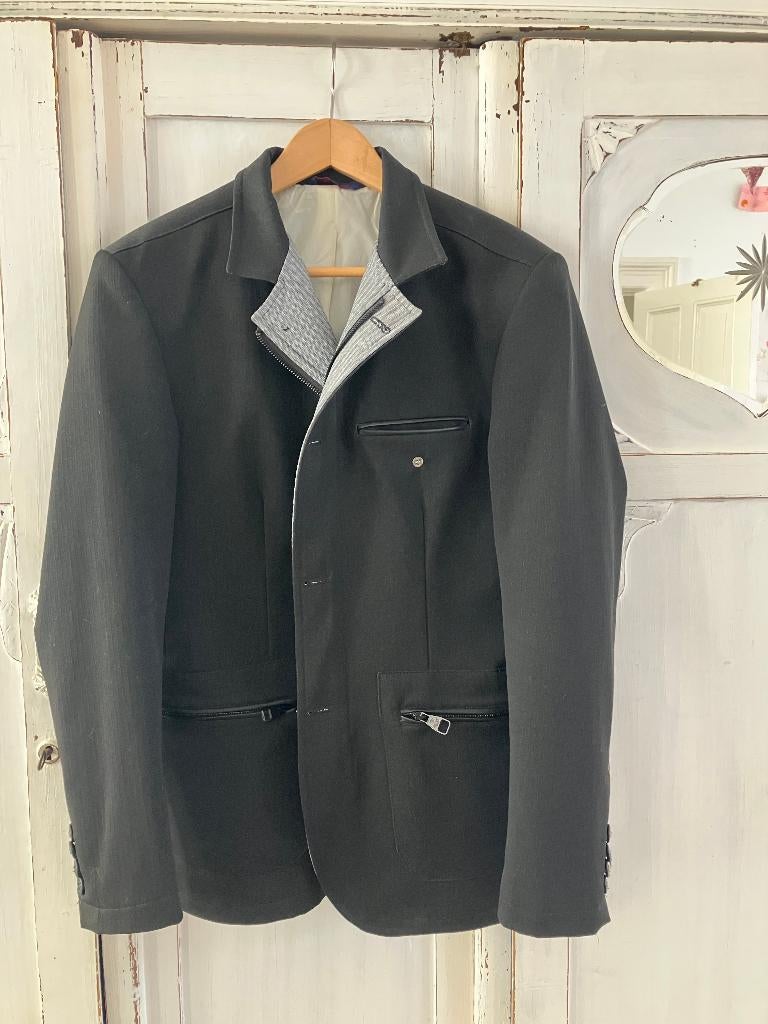 RNT 23 blazer maat L/50 zwart – Keanu Reeves style, Kleding | Heren, Kostuums en Colberts, Ophalen, Maat 48/50 (M), Zwart, Zo goed als nieuw