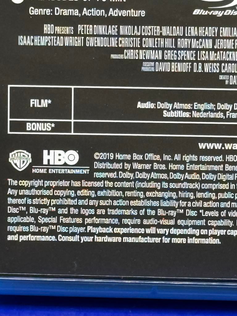 Game of Thrones Complete Serie (Seizoen 1-8) Blu-ray Boxset, Cd's en Dvd's, Blu-ray, Verzenden, ., Boxset, Zo goed als nieuw