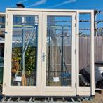 Dubbele tuindeuren met kozijn 2395x2358 cm, Doe-het-zelf en Verbouw, Deuren en Horren, Ophalen, Nieuw, 120 cm of meer, 215 cm of meer