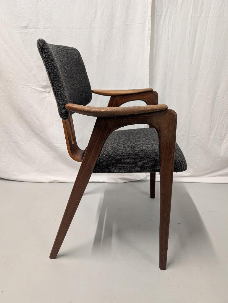 Vintage Pastoe fauteuil FT14 door Cees Braakman - 50s, Ophalen, Gebruikt, Midcentury modern Dutch design, Minder dan 75 cm