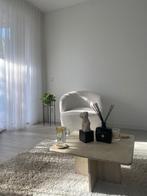 Travertin salontafel, Ophalen, Overige materialen, Travertin, vierkant, 100 tot 150 cm