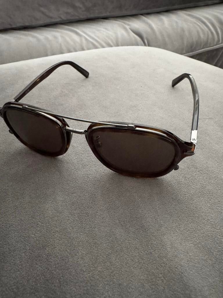 Bruine heren dior zonnebril, Sieraden, Tassen en Uiterlijk, Zonnebrillen en Brillen | Dames, Gebruikt, Zonnebril, Bruin, Ophalen of Verzenden