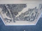 BLOKZIJL, Noorderkade Mooie tekening Met H.T, Antiek en Kunst, Kunst | Tekeningen en Foto's, Ophalen