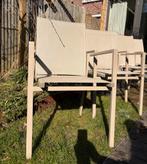 Mooie beige lichtgewicht tuinstoelen Bristol, Ophalen, Zo goed als nieuw, Textileen, Stapelbaar