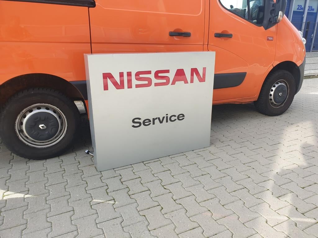 Nissan reclame Lichtbak 120cm/ 60cm in werkende staat., Ophalen, Eu, Gebruikt, Eu