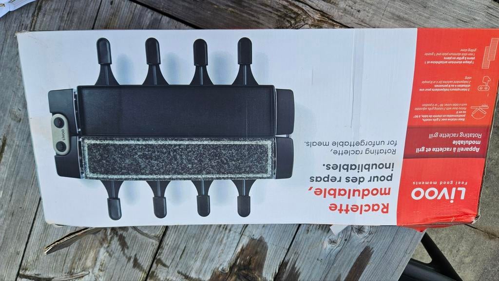 Livoo raclette grill plaat, Witgoed en Apparatuur, Ophalen of Verzenden