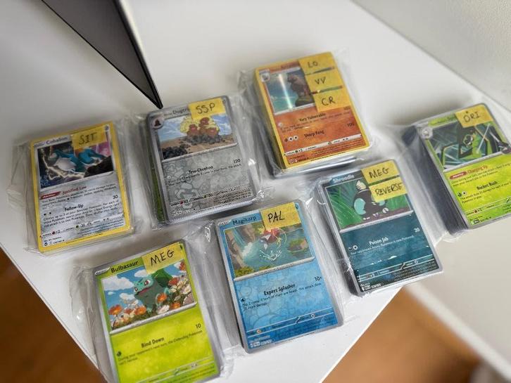 471 Unieke kaarten (o.a. DRI, SSP, SIT, MEG, JTG, OBF & LO), Hobby en Vrije tijd, Verzamelkaartspellen | Pokémon, Nieuw, Meerdere kaarten