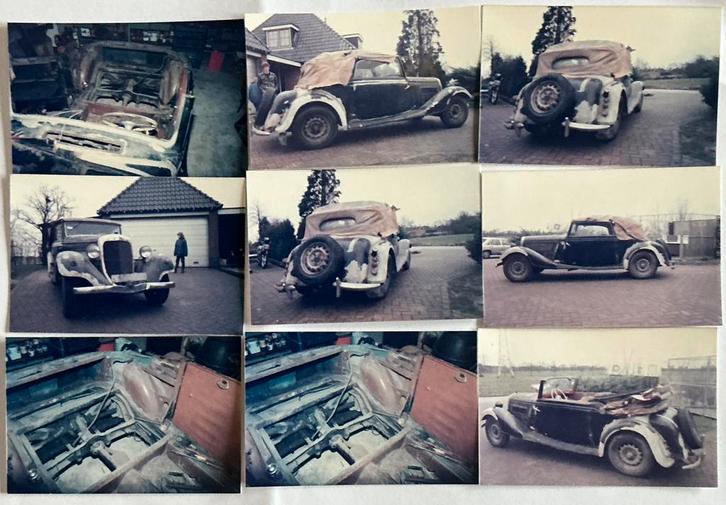 Oldtimer cabriolet Wanderer W240 - 1935, Auto's, Oldtimers, Particulier, Overige merken, Benzine, Cabriolet, Handgeschakeld, Overige kleuren