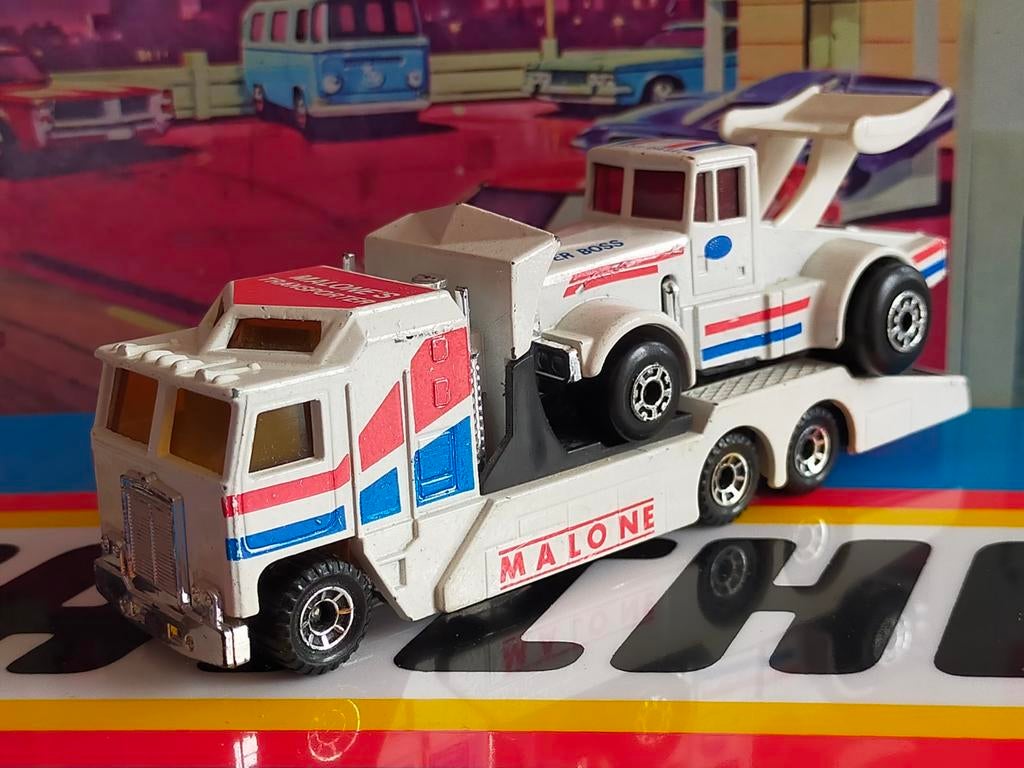 Matchbox Team Convoy Malone Super Boss, Hobby en Vrije tijd, Modelauto's | 1:87, Ophalen of Verzenden, Auto, Lesney