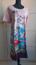 Bloemenjurk Tricot Oud Roze Maat 42/44, Ophalen of Verzenden