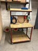 Grof mobiel werkbankje met electra, Doe-het-zelf en Verbouw, Werkbanken, Ophalen, Gebruikt, 70 tot 120 cm