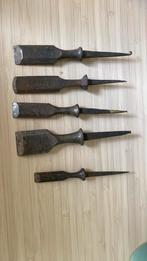Set met antieke beitels nooitgedagt en hirsch, Ophalen