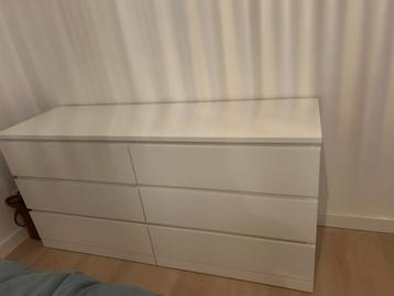 Ikea MALM ladekast - 6 lades - wit - afbeelding 2