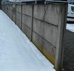 Schutting beton panelen , totale lengte 70 / 80 meter., Ophalen, Zo goed als nieuw, IJzer