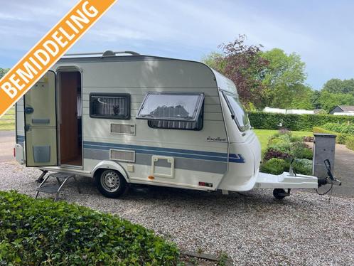 Hobby Excellent 400 SB MoverVoortent, Caravans en Kamperen, Caravans, Particulier, tot en met 4, 750 - 1000 kg, Treinzit, Hobby