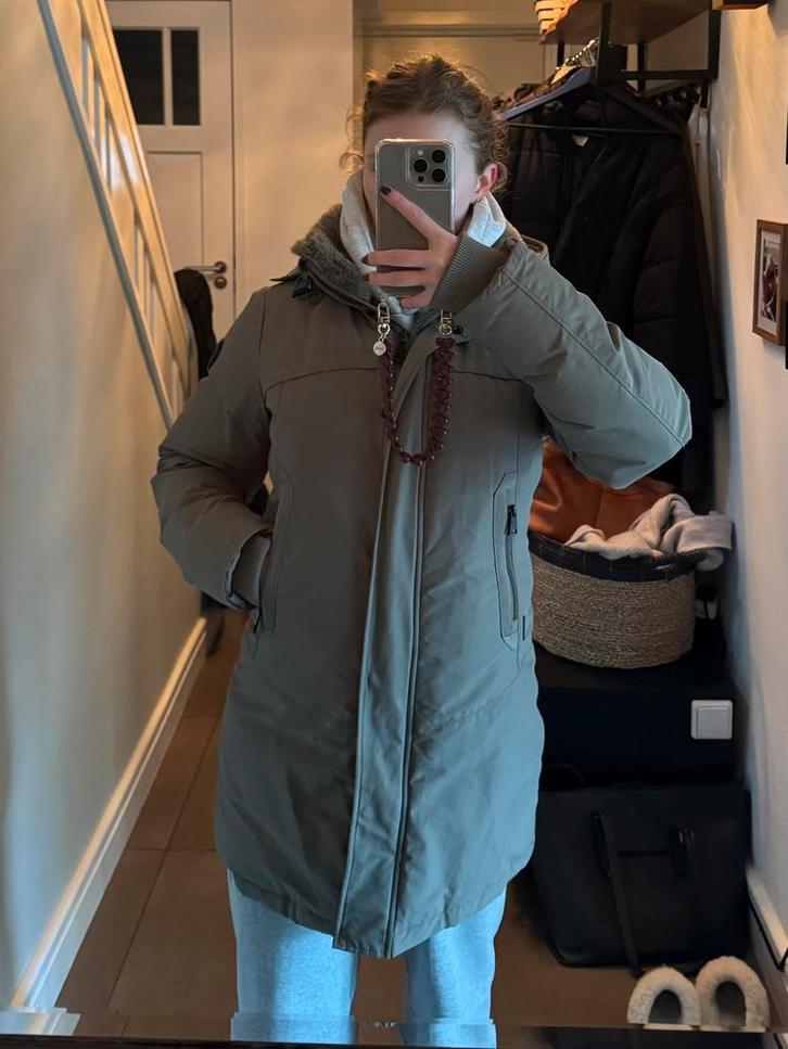 Airforce dames parka - groen (kleurcode 909), Kleding | Dames, Jassen | Winter, Zo goed als nieuw, Maat 38/40 (M), Groen, Ophalen of Verzenden