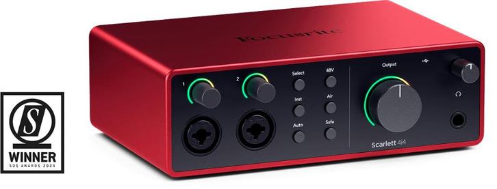 Focusrite Scarlett 4i4 4th gen audio interface, Computers en Software, Geluidskaarten, Nieuw, Extern, Ophalen of Verzenden