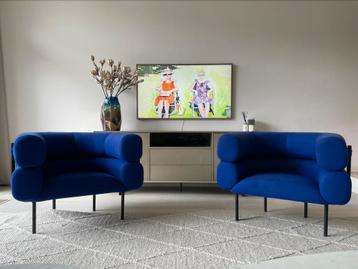 Noo.ma stoelen 2x blueberry  beschikbaar voor biedingen