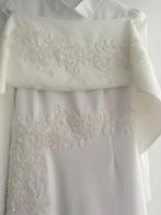 Elegante witte avond-/trouwjurk – zeer nette staat, Ophalen of Verzenden, Zo goed als nieuw, Wit, Trouwjurk