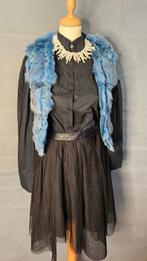 Opvallend Blauw Bont Vestje van Raygun - Maat S, Verzenden, Zo goed als nieuw, Maat 38/40 (M), Blauw