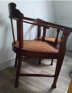 Houten rieten stoelen 3 stuks  antieke styl THONET Edwardian, Ophalen
