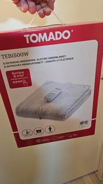 Elektrische deken Tomado Nieuw beschikbaar voor biedingen