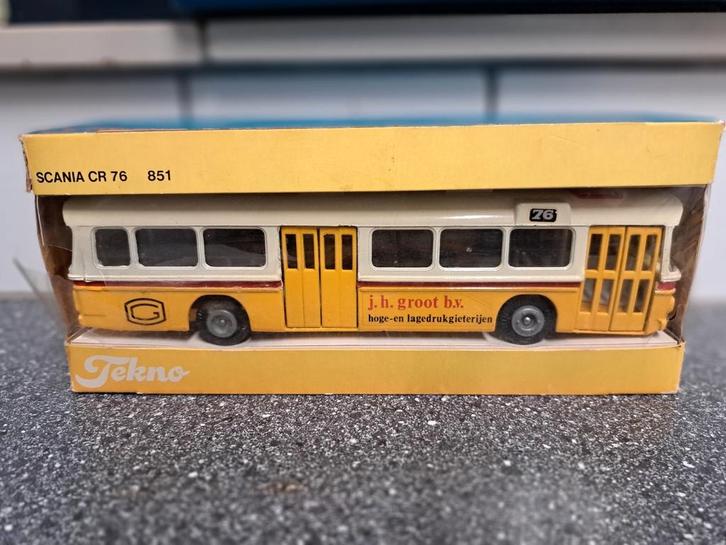 Tekno Denmark Holland 851 Scania CR-76 stadsbus, Hobby en Vrije tijd, Modelauto's | 1:50, Nieuw, Bus of Vrachtwagen, Tekno, Ophalen of Verzenden