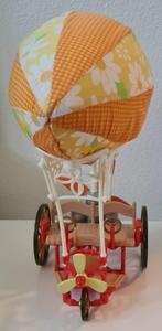 Sylvanian families baby's en fiets luchtballon, Ophalen of Verzenden, Zo goed als nieuw
