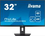 iiyama XUB3293UHSN-B5 – 32 inch 4K IPS Monitor USB c, Iiyama ProLite, IPS, Ophalen of Verzenden, VGA