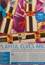 Kerst elfjes alfabet borduurpatroon, Hobby en Vrije tijd, Borduren en Borduurmachines, Ophalen, Nieuw, Handborduren, Patroon